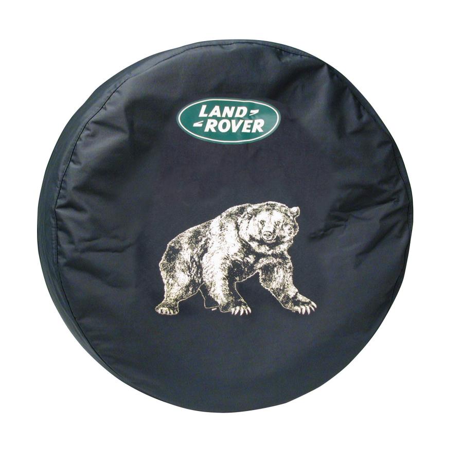 LAND ROVER スペアタイヤカバー ディスカバリー純正 並行輸入品】純正ベアデザイン ソフトビニールスペアタイヤカバー