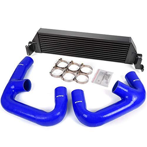 並行輸入品】ツインインタークーラー + ブルーホースキット ブラック