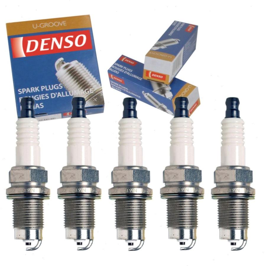 【並行輸入品】DENSO 標準U溝スパークプラグ 5個 フォルクスワーゲン ジェッタ 2.5L L5 2005 2012対応 5 pc ...
