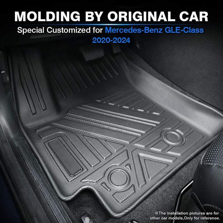 並行輸入品】KUST フロアマット 2020 2024 メルセデスベンツ GLE 