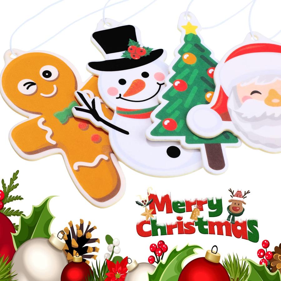並行輸入品】12ピース クリスマス エアフレッシュナー クリスマス