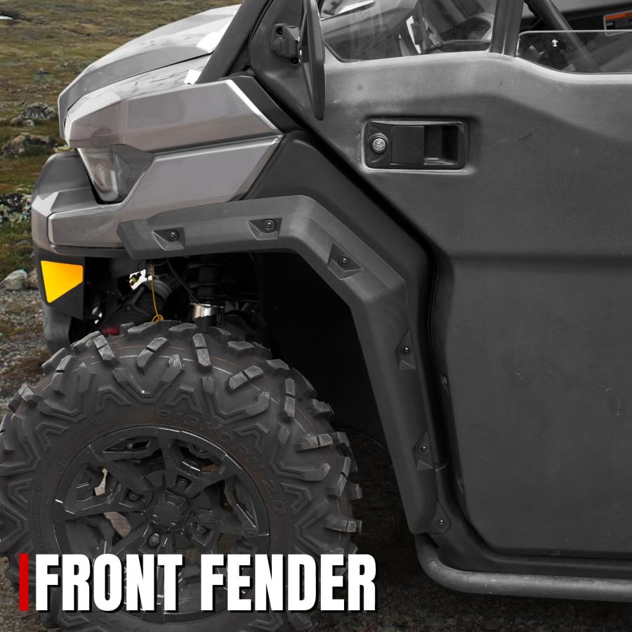 【並行輸入品】A & UTV PRO スポーツ フェンダー フレアキット 2016 2021 Can Am Defender HD5 / HD8の画像