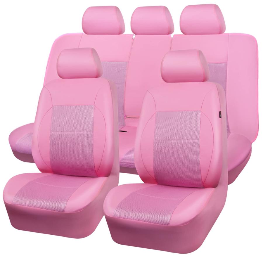 並行輸入品】CAR PASS バービー ピンク レザー シートカバー