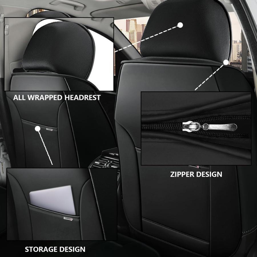 Iceleather カーシートカバー フォルクスワーゲン ID.4 2021 2023用  