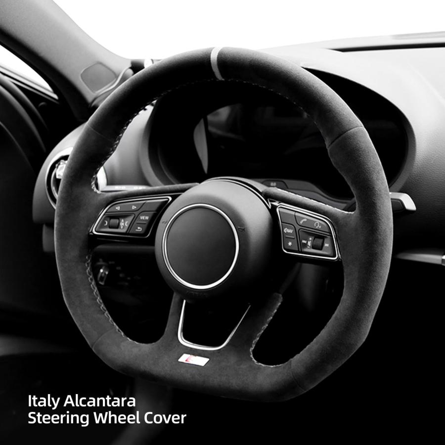 並行輸入品】Alfanxi ハンドステッチ アルカンターラ ハンドルカバー