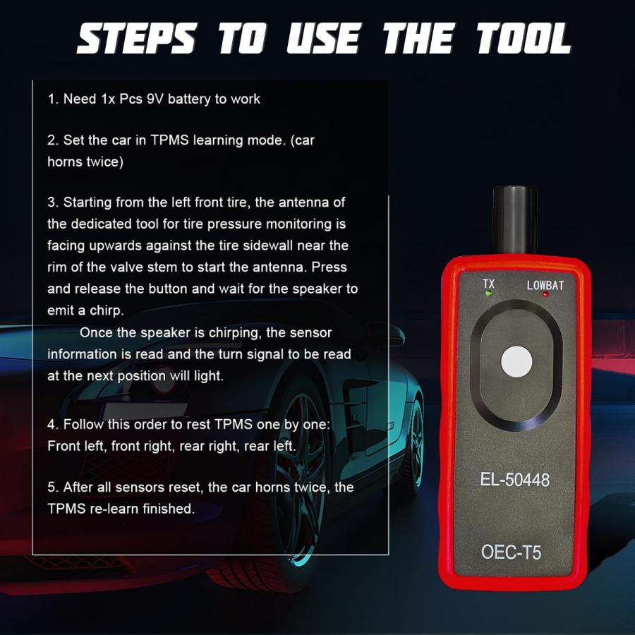 並行輸入品】AICEL TPMS 再学習ツール GMタイヤセンサー用 自動車