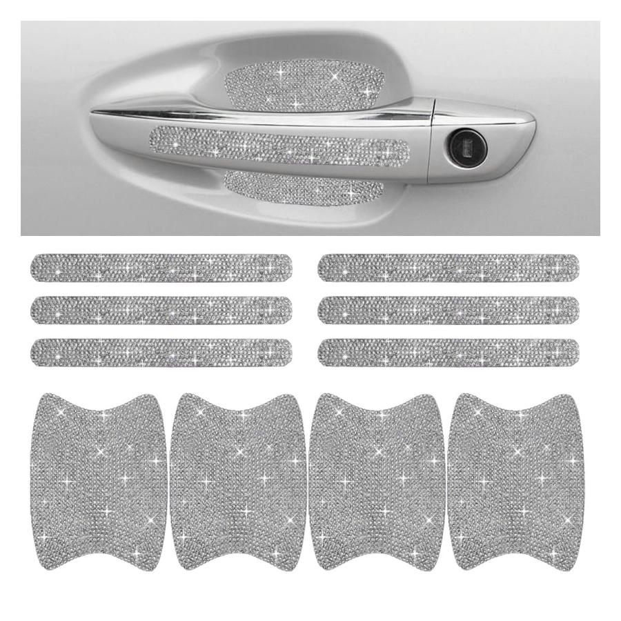 並行輸入品】Bling 車用ドアハンドルプロテクター キラキラ光る車の