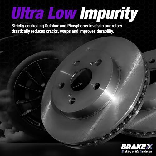 Rear] Brake X Replacement Brake Rotors Kit | Advanced X Disc Ro 