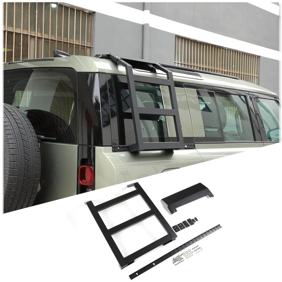 【羊】現行ディフェンダー・専用リアラダー 並行輸入品】テールゲート サイドラダー ランドローバー