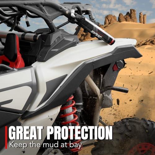 【並行輸入品】A & UTV PRO 左右フェンダーディフレクター Can Am X3 MAX用 AUPOWER Left & Right Feの画像