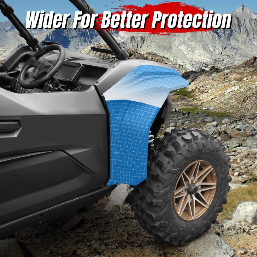 【並行輸入品】A & UTV PRO ワイドフェンダーフレアキット Kawasaki Teryx KRX 4 1000 2023 2024用 高の画像