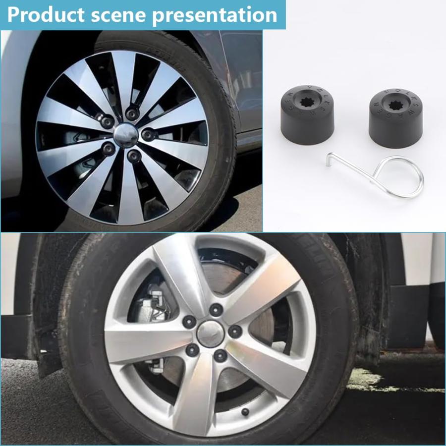 ② ホンダWRV新車外しホイールナットキャップ付純正17インチホイール２本 ホンダ（HONDA） 純正 アルミホイール用 ロックナット キャップタイプ