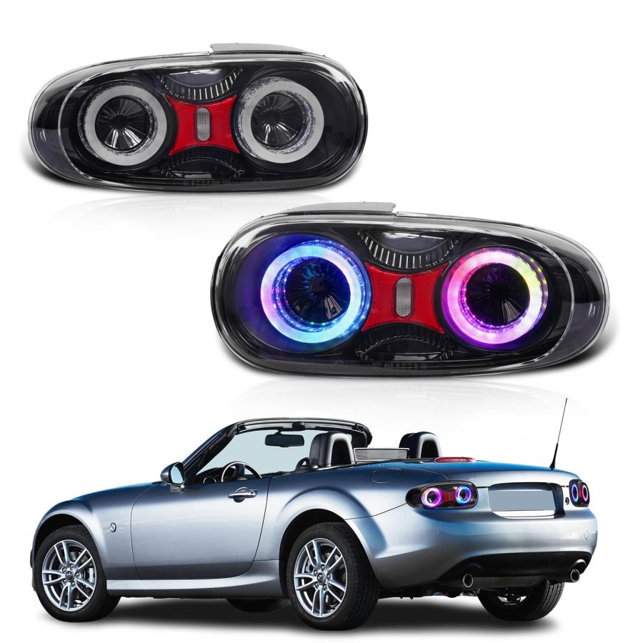並行輸入品】 Archaic Tail Lights Compatible for Mazda MX 5 MK3