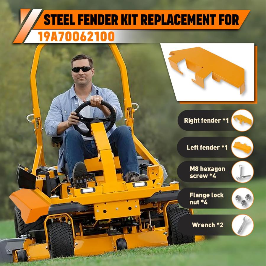 【並行輸入品】アップグレードスチールフェンダーキット 交換用 19A70062100用 Cub Cadet Ultima ZT2 ZT3 Zerの画像