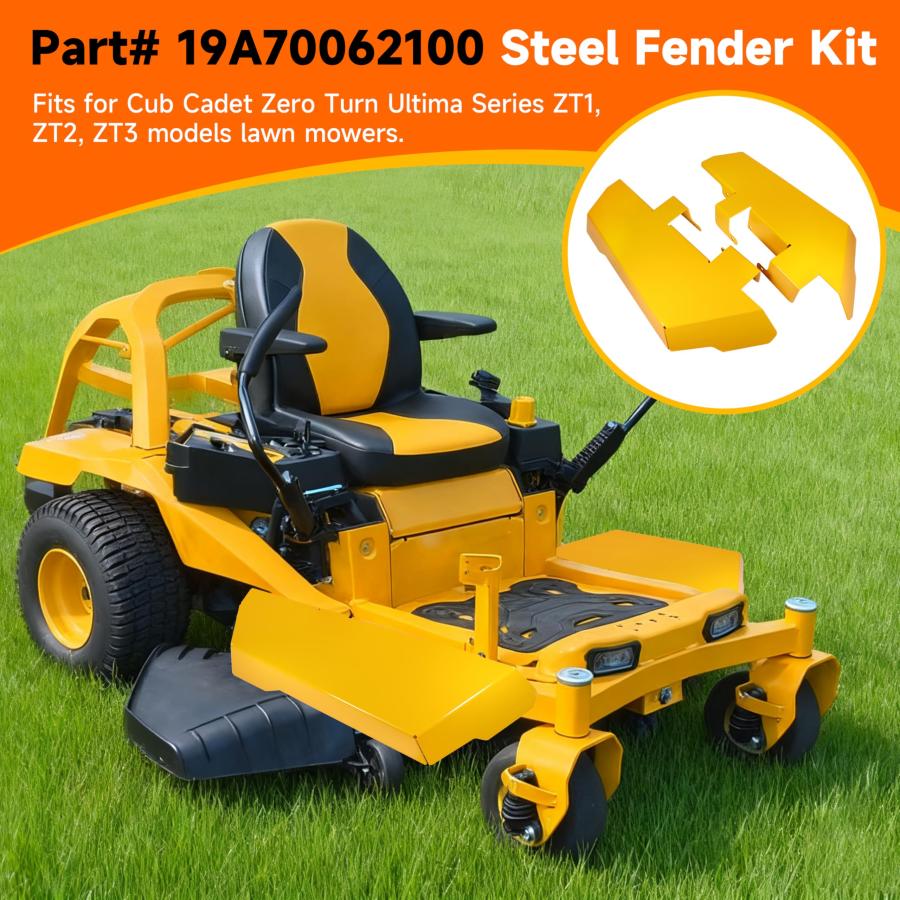 【並行輸入品】交換用19A70062100スチールフェンダーキット カブカデットRZTL UltimaシリーズZT1 ZT2 ZT3 ゼロターンの画像