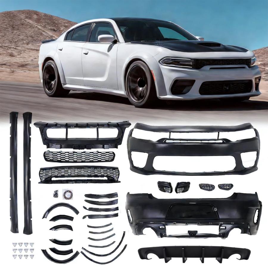 並行輸入品】バンパー WANGRENL 2015-2023年式ダッジチャージャー