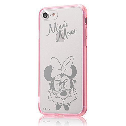 レイ アウト Iphone7 ケース ディズニー ハイブリッドケース Tpu ポリカーボネイト ストラップホール ミニーマウス Rt Dp12u 注目の