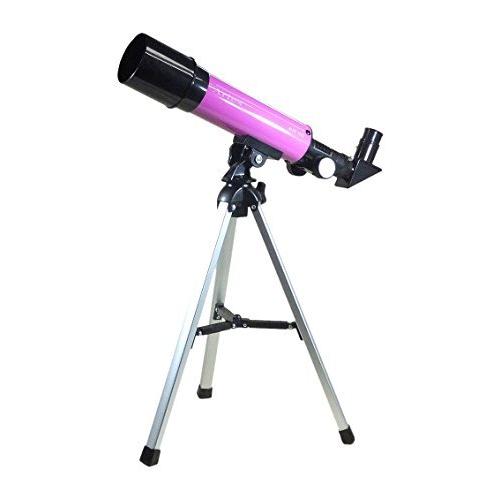 MIZAR ミザールテック プレゼント 天体望遠鏡 屈折式 50mm 口径 AR-50PK コンパクトタイプ セット 三脚 ピンク 期間限定送料無料 経緯台