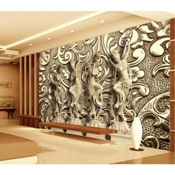 壁紙 3d カスタム 1ピース 1m2 踊る仏像 金色 仏教 寺院 お釈迦様 クロス張替 リメイクシート 2au 1023 1930 Shop ぷちりん 通販 Yahoo ショッピング