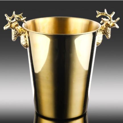 今季ブランド ステンレス鋼 2.2L アイスバケット ワインチラー ゴールド シルバー シャンパン ワインボトルクーラー ワインクーラー