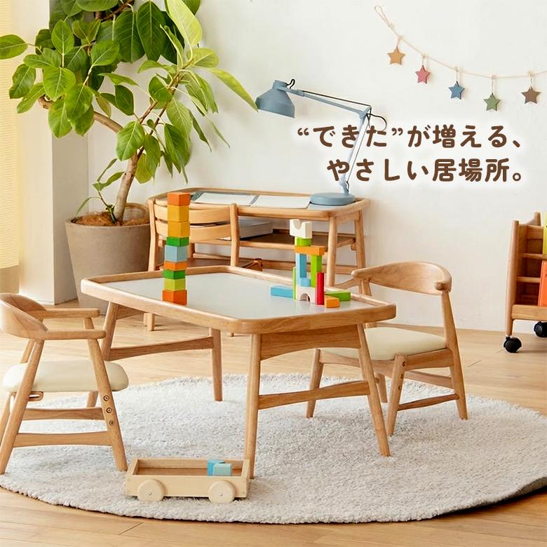 キッズプレイテーブル キッズテーブル 折りたたみ メラミン天板 NNT