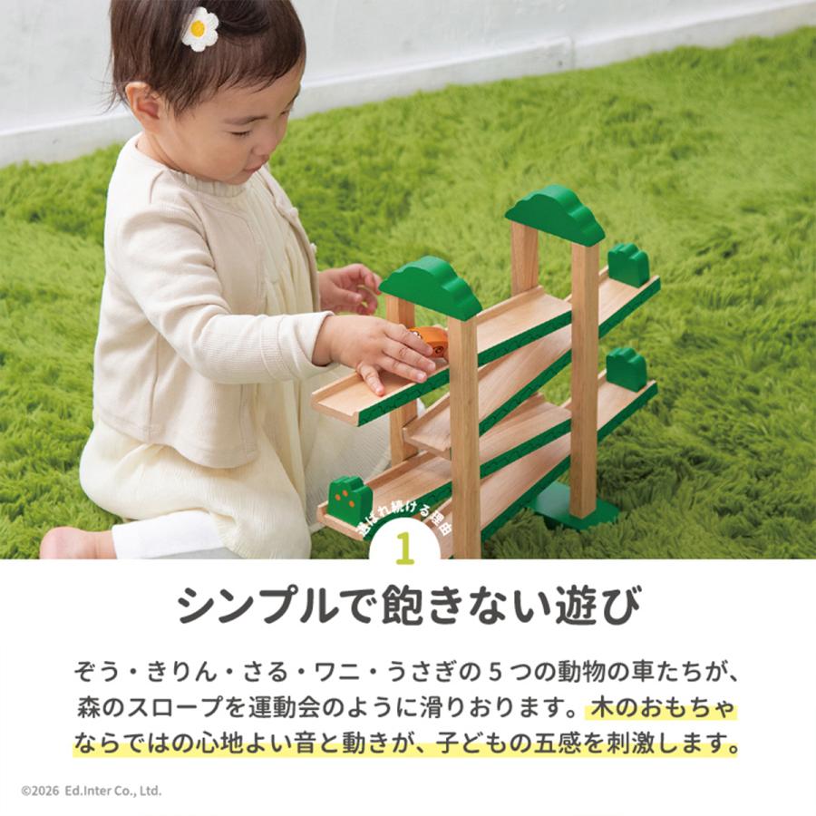 エド・インター（Ed・Inter） 森のうんどう会 スロープトイ 木製知育