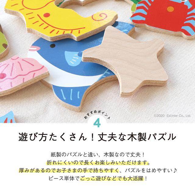 エド・インター（Ed・Inter） GENI ジェニ 2層フィッシングパズル 木製