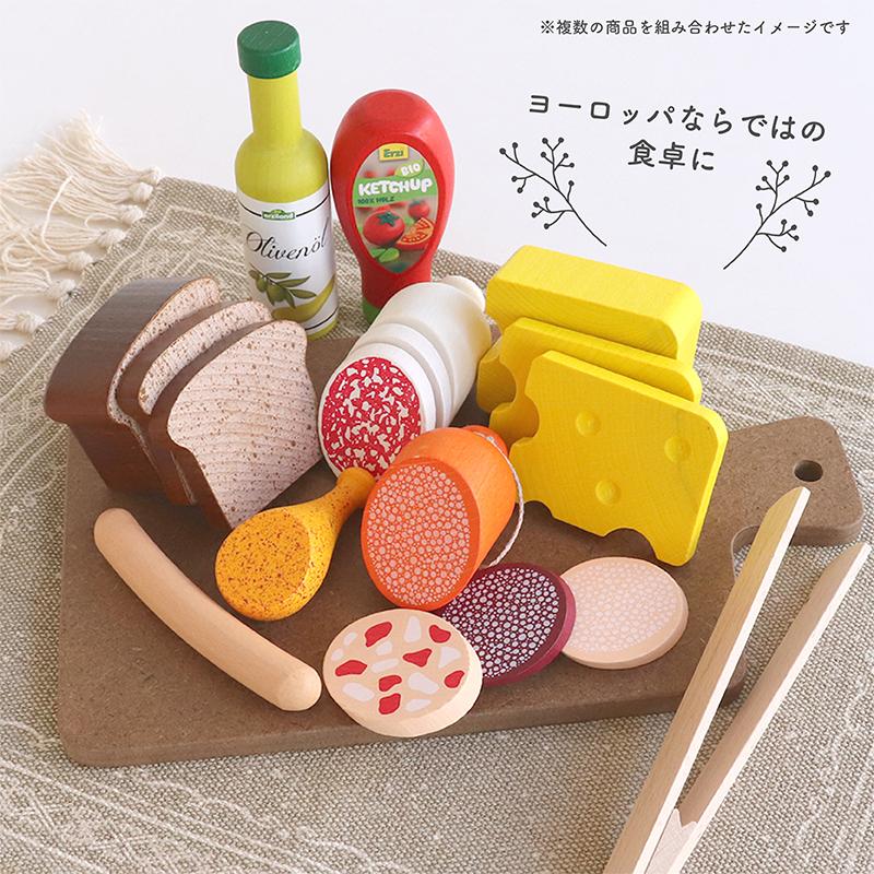 Erzi（エルツィ） エリツィ ライ麦食パン 木製ままごと食材 カット 