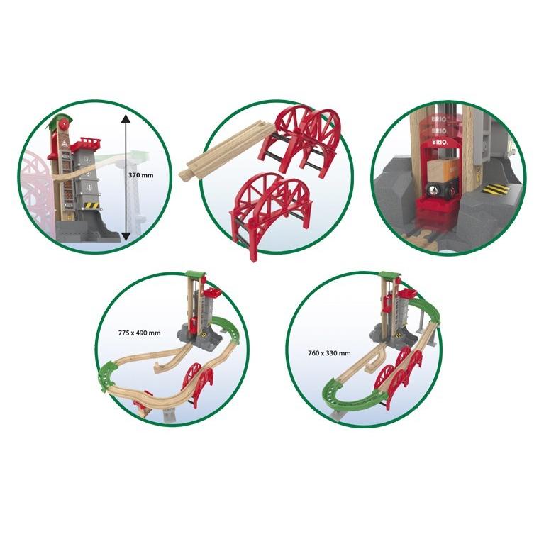 BRIO（ブリオ） 【びっくり特典あり】ブリオ ウェアハウスレールセット