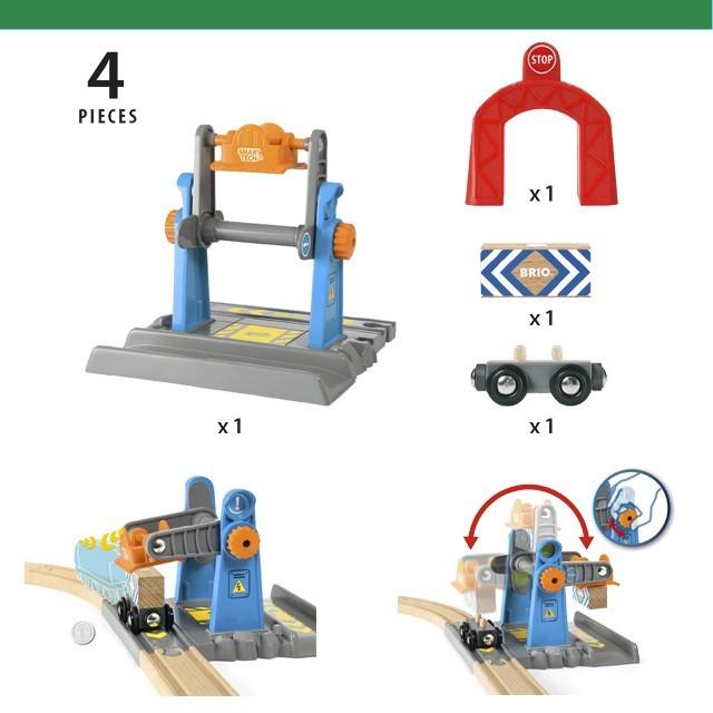 BRIO（ブリオ） スマートテック リフト&ロードクレーン 33827 おもちゃ