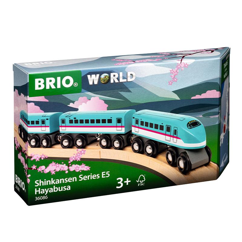 BRIO（ブリオ） 世界の鉄道シリーズ 新幹線E5系はやぶさ 36086 新幹線