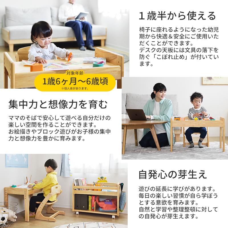 大和屋 Buono ブォーノ デスク ＆ チェア キッズテーブル チェアセット ブォーノ3 キッズデスク＆チェア – ベビーベッド・ベビーチェア