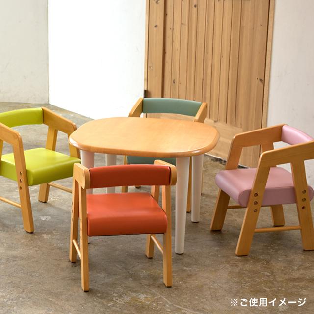 Kidzoo(キッズーシリーズ)キッズテーブル&肘付きチェアー 計3点 Kidzoo(キッズーシリーズ)キッズテーブル&肘付きチェアー 計3点