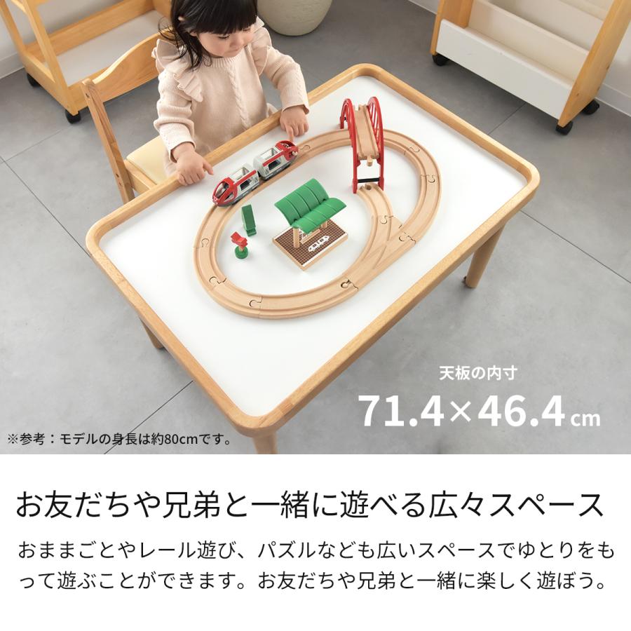 Kidzoo（キッズー） フォールディングプレイテーブル 折りたたみ 木製