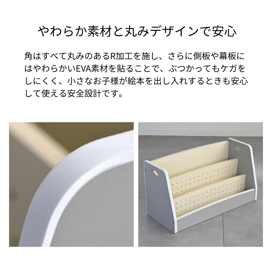 【サイズオーダー可】【引取可能】ディスプレイ 絵本棚 マガジンラック LO/LO Kidzoo 絵本ラック ローラ ロータイプ 表紙が見える ディスプレイ絵