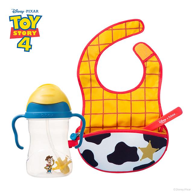 ディズニーシッピーカップ ディズニートラベルビブ スプーン付 ウッディー Disney 人気上昇中 ディズニー トレーニングマグ B Box ビーボックス ベビースタイ