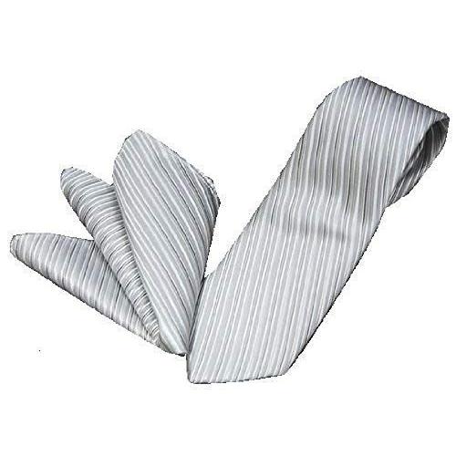 フォーマル 礼装 シルバー系ネクタイ 選べる幅 変わりストライプレギュラー Or ナロータイ ポケットチーフセット 結婚式 披露宴 ８セン メンズファッション