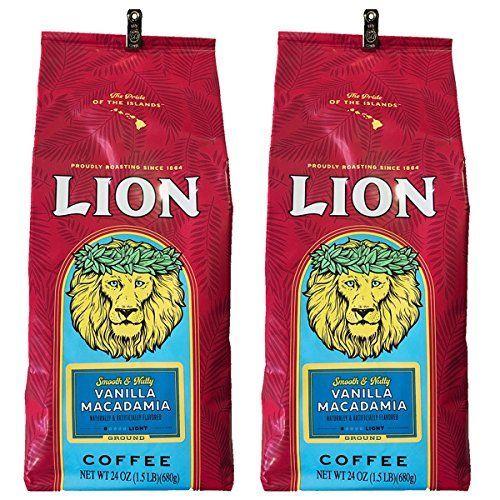 ネット売品 ライオンコーヒー バニラマカダミア 徳用 24oz 680g 2個 粉 売上超特価 Www Superavila Com