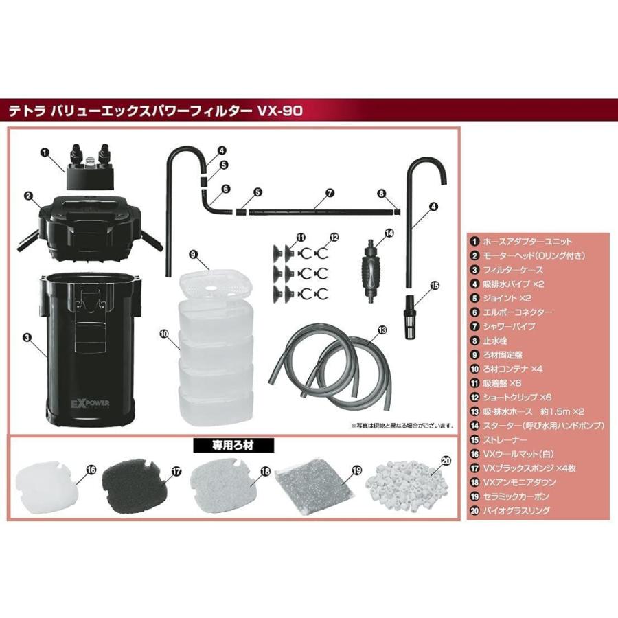 話題の人気 プレミアvxパワーフィルター90 Tetra テトラ フィルター ポンプ ろ材 Albinofoundation Org