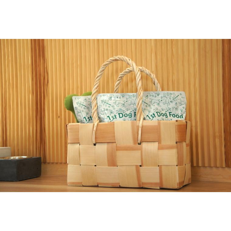 パイン材で作る北欧バスケット Lサイズ バスケット 北欧 パイン材