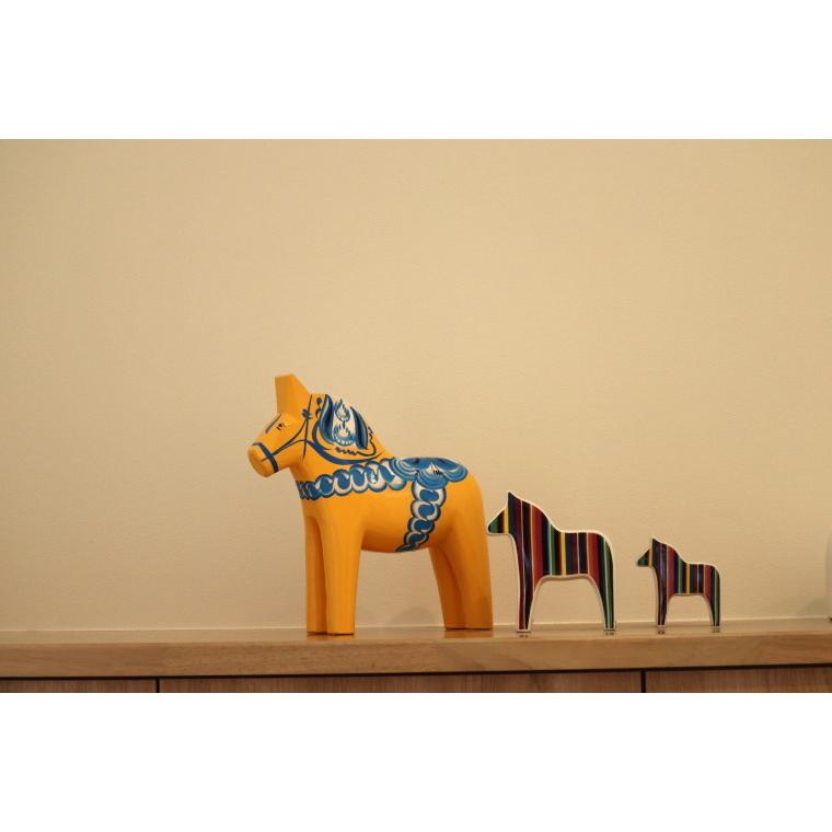 スウェーデン職人ダーナラホース 幸せを運ぶ馬ダーラヘスト木製 【幸せ