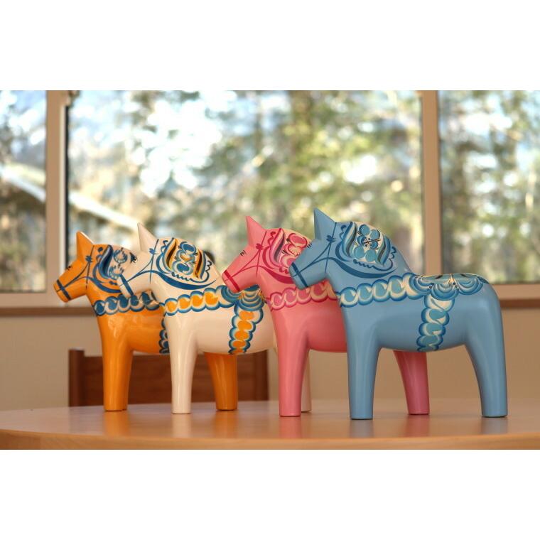 幸せを運ぶ馬】ダーラナホース・Lサイズ（20cm）・スタンダード