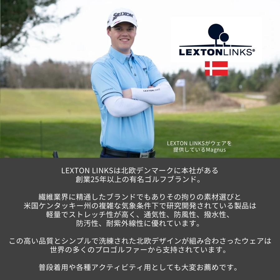 デンマーク・LEXTON LINKS　北欧デザイン・高機能ゴルフウェア「北欧デザインポロシャツ」シンプルシリーズ｜1stdogcafe｜04