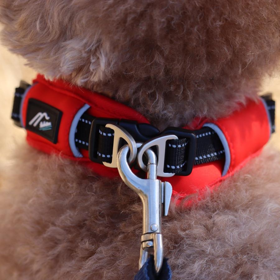 Hakusan]愛犬の首に優しくフィットするダブルリング首輪【ゼロ