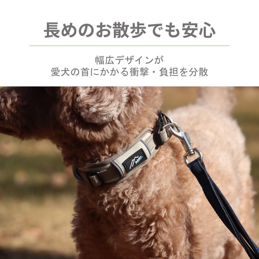 Hakusan]愛犬の首に優しくフィットするダブルリング首輪【ゼロ