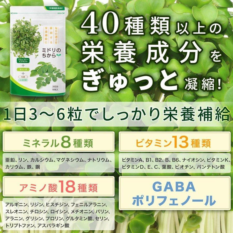スルフォラファン ブロッコリースプラウト ブロッコリー モリンガ