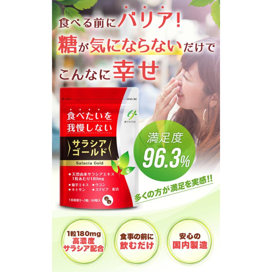 W成分配合 ダイエットサプリ 30ml×6パック サラシア 10800mg含有 ウコン 菊芋 イヌリン サプリ サラシアゴールド