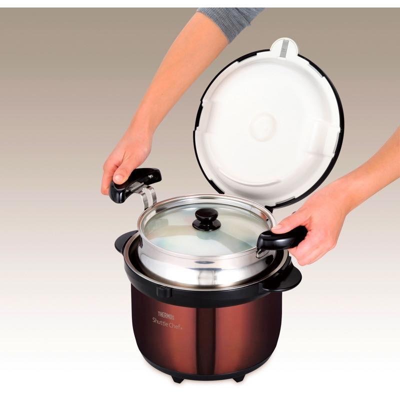 サーモス 真空保温調理器シャトルシェフ ３ｌ クリアブラウン Kbg 3000 ギフト 内祝い C ギフト専門店ファーストマート 通販 Yahoo ショッピング