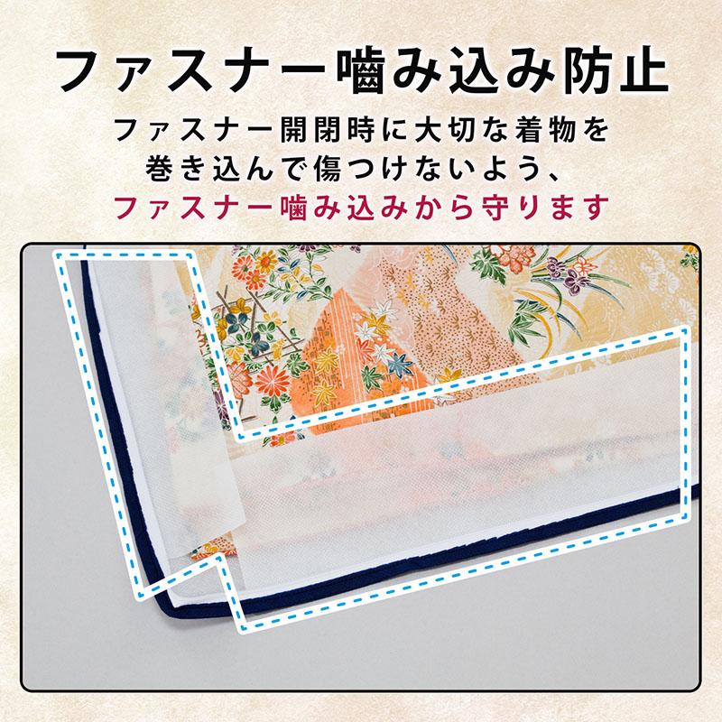 【パターン名:02_3方開き 10枚組 窓なし】アストロ 着物収納ケース 3方開 アストロ 着物収納ケース 3方開き 10枚組 窓なし 着物収納袋