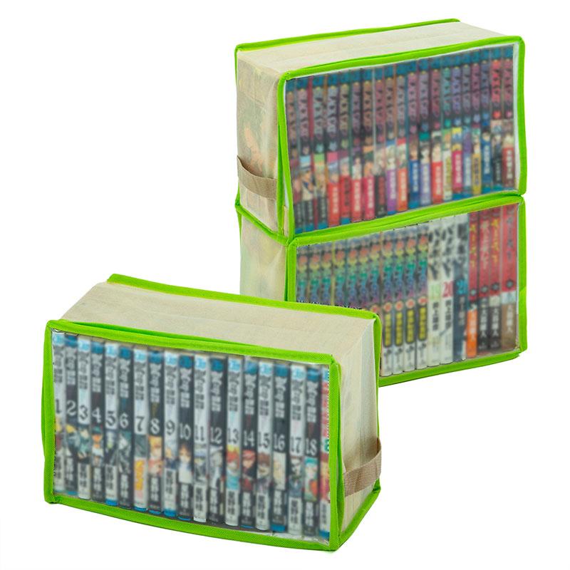 アストロ公式 製品保証付き コミック収納ケース 3個組 埃よけ 新書本